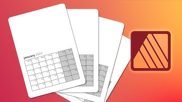 Design Your 2024 Calendar in Affinity Publisher - Free Template