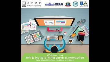 Webinar on "IPR & its Role in Research and Innovation