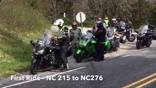 Kawasaki Concours 14 Rally in the Smoky Mountains / Dragon. Catch Me If You Can !!