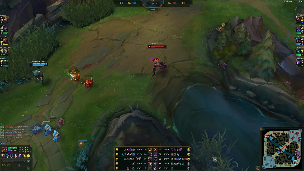 League of Legends - S9 Viktor TOP vs Teemo - Normal (Gold ELO)