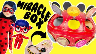 Miraculous Ladybug Miracle Box From Master Fu! Handmade Miraculous Jewelry and Kwamis Surprises