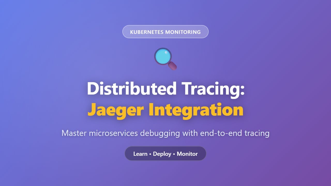 Distributed Tracing with Jaeger on Kubernetes | Complete Tutorial for ...