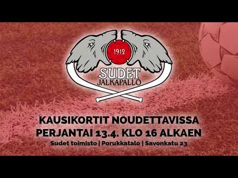 Kausikorttien toimitus perjantaina 13.4. | Sudet Jalkapallo | Kouvola