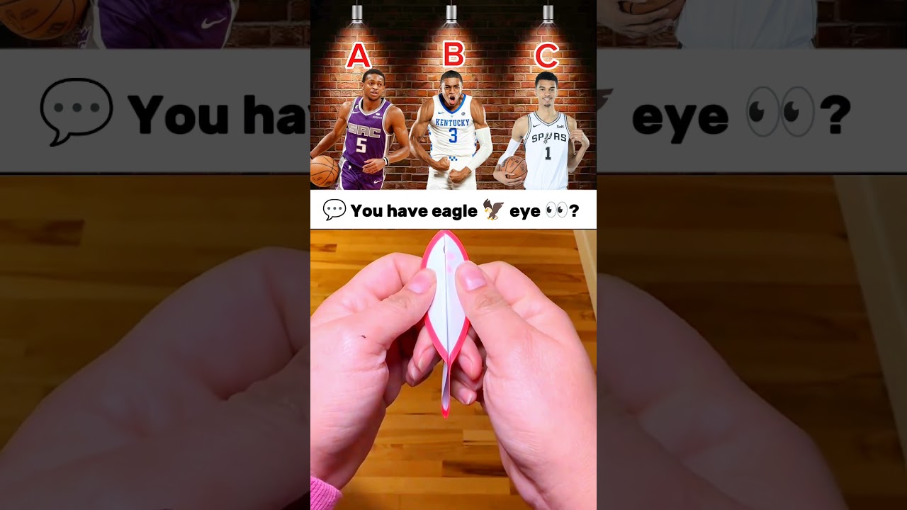 🏀 A, B, or C? Only TRUE NBA Fans Will Get This Right 👀 | Eagle Eye Challenge