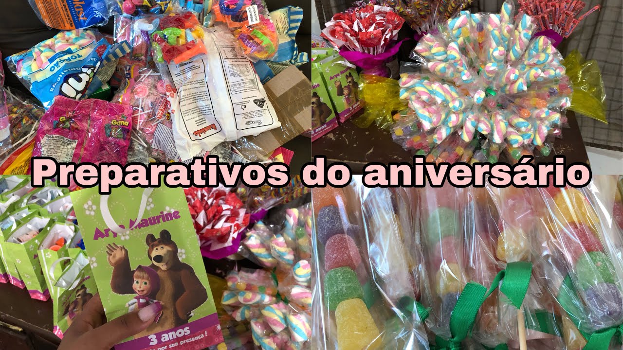 -TUDO QUE COMPREI PRO ANIVERSÁRIO DA BABY + preparando as lembrancinhas e muito mais 💕