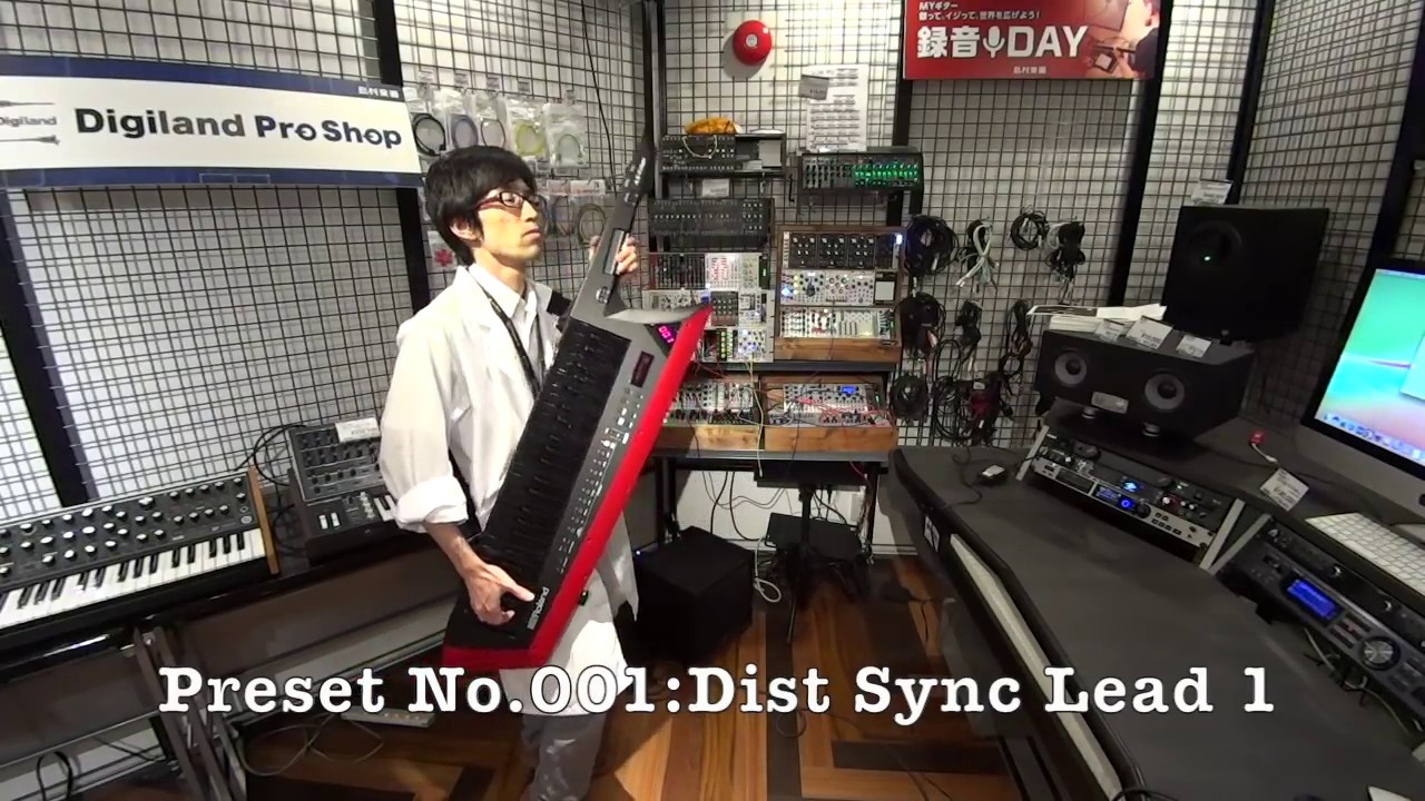 ROLAND AX-EDGE KEYTAR DEMONSTRATION