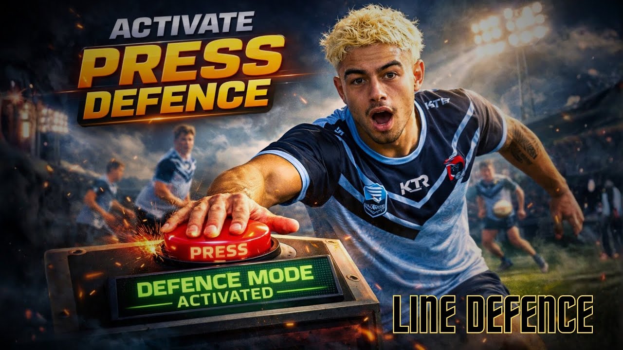 Push Defence Rugby Destroy Line Attack with Press Defence | Touch Rugby/Football ...