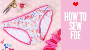 How to Sew Fold Over Elastic (FOE)