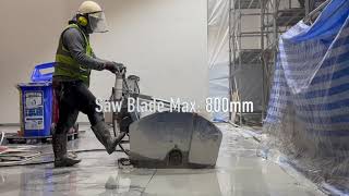 LISSMAC ELECTRIC FLOOR SAWS - CC401E @Rayong Project, THAILAND