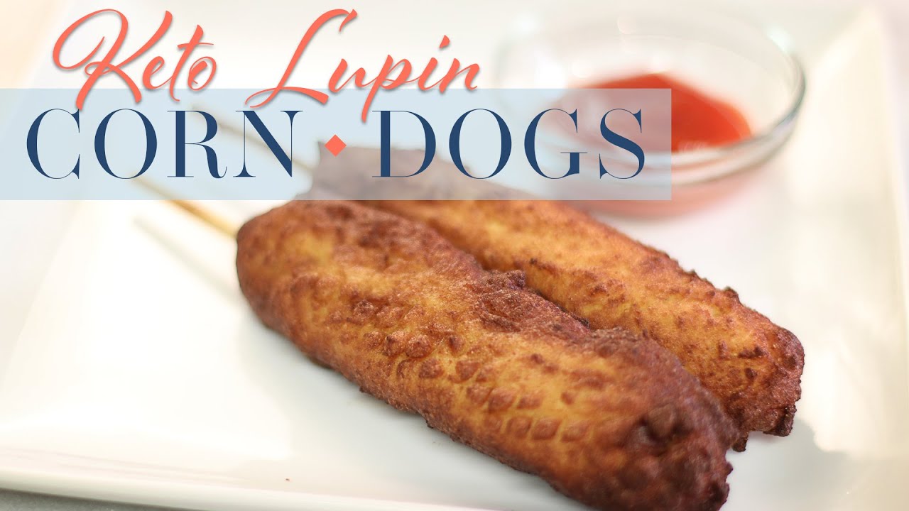 Lupin Corn Dogs (ONLY 2G NET CARBS!) YouTube