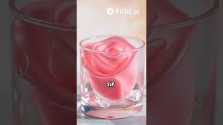 Elevate your drink experience with rose ice