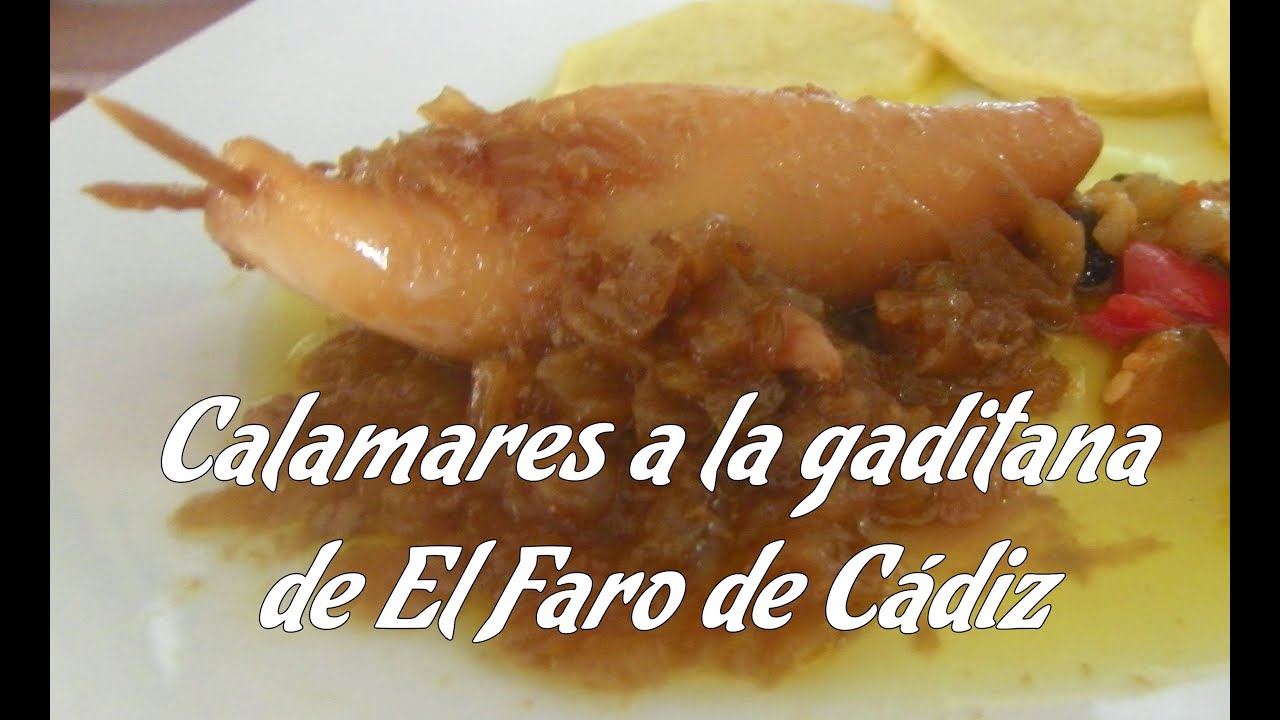 Los Calamares rellenos de El Faro de Cádiz