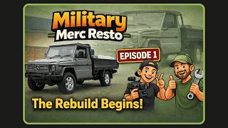 We Bought an Ex-Military G Wagon… What Have We Done? | Mercedes 290GD Restoration Ep.1