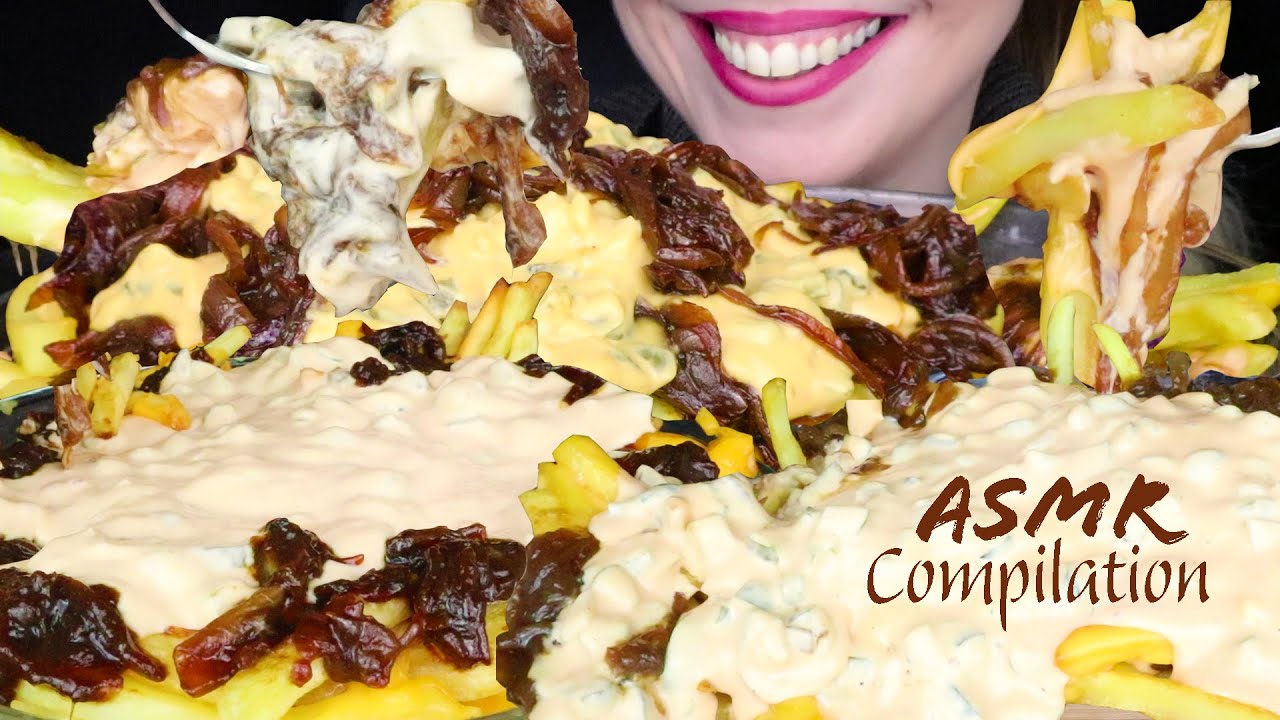 ANIMAL STYLE FRIES COMPILATION 🍟 *In-N-Out Copycat* | No Talking ASMR Mukbang | 먹방 | Eating Sounds