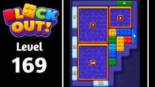 Block Out Color Sort puzzle level 169 walkthrough solution 