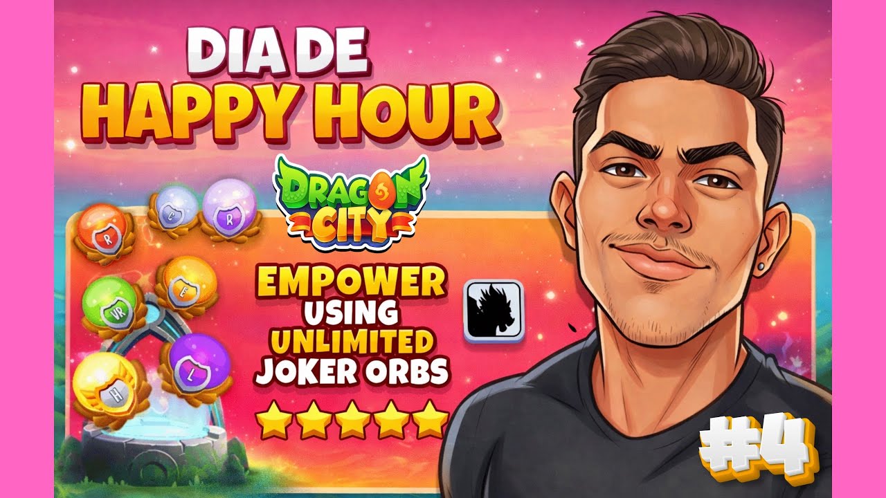 APROVEITEI A HAPPY DE FORTALECIMENTO 🤩 EP4 - DRAGON CITY 
