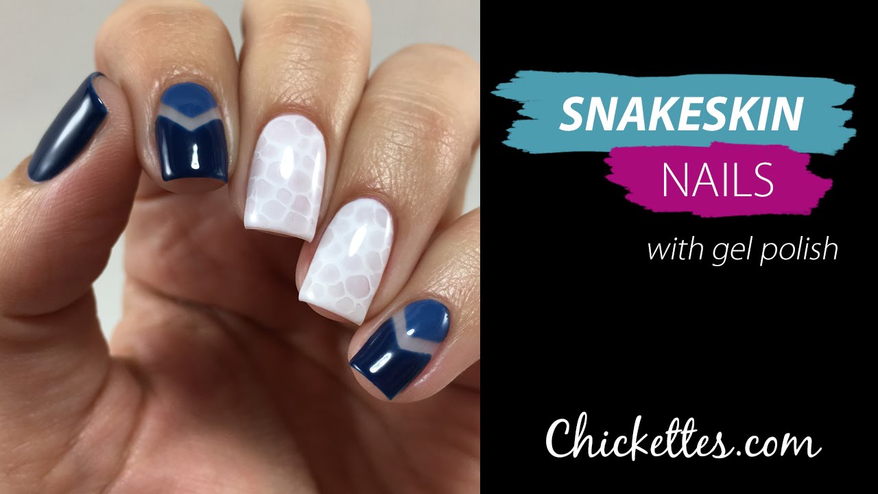 5. Snakeskin Nail Art Tutorial Using Tape - wide 5