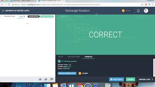 Famous Rectangle Rotation - Codefights - Python Net Worth