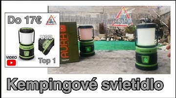 Kempingové svietidlo Aura , Darček pre rybára,  Majo Syro, www.RybarZV.sk