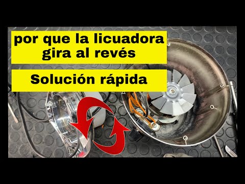 Como cambiar el giro de la licuadora Oster que gira al revés