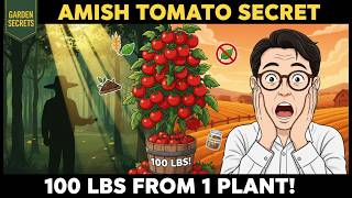 The Amish Tomato Secret: How to Grow 100 Lbs From a Single Plant!