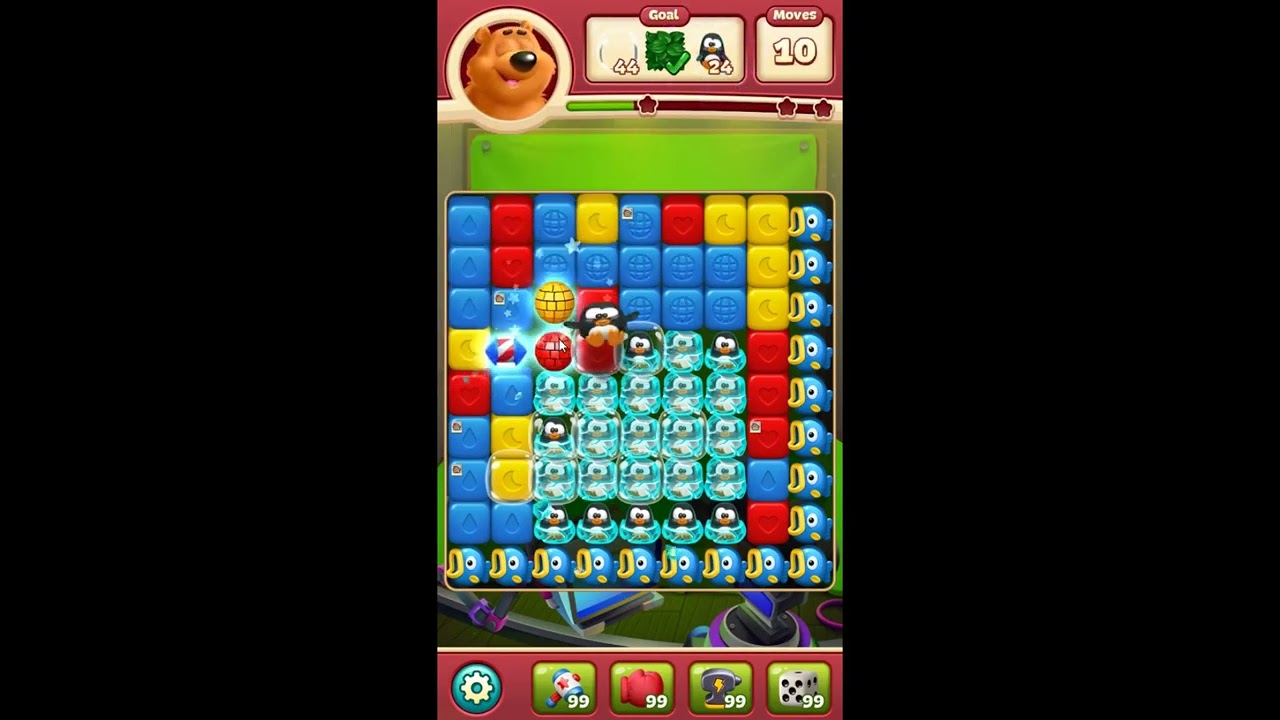 Toon Blast Level 8394 - NO BOOSTERS 🐻🐺🐱 | SKILLGAMING ✔️