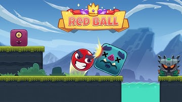 Red Bounce Ball: Jumping and Roller Ball Adventure ( Level 41 - Level 50 )