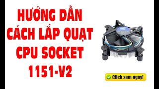 How to Install a Socket 1151-V2 CPU Cooler