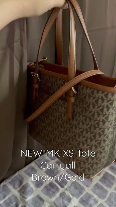 Michael Kors Bags | Michael Kors Jet Set Travel Xs Carryall Convertible Tote | Color: Black | Size: Xs | Mk_Shop's Closet