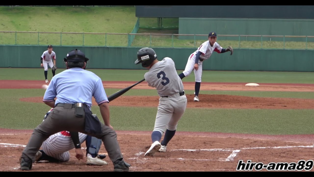《中学硬式》【ダイジェスト】   福山中央リトルシニア  対  広島鯉城リトルシニア   《第５４回 日本リトルシニア中国連盟日本選手権中国大会》【準決勝１試合目】