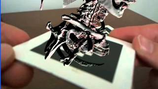 Marker-based augmented reality with direct volume rendering