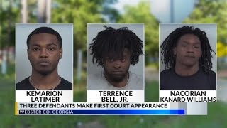 Three suspects make their first court appearance in Webster County double homicide investigation