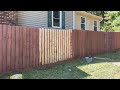 satisfying wood fence staining