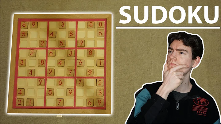 [ASMR] Wooden Sudoku Puzzle | Relax with me