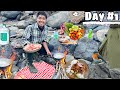 My first outdoor cooking in ladakh    camping in ladakh river  drass