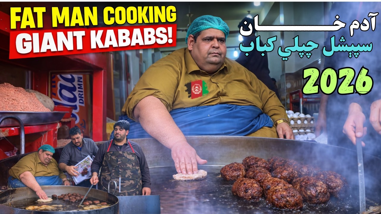 World’s Most Famous Chapli Kabab  Adam Khan Special Kabab | Jalalabad City Street Food | Afghanistan