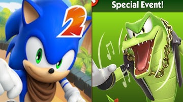 Sonic Dash 2: Sonic Boom Update Vector the Crocodile New Character Unlocked All Characters Gameplay