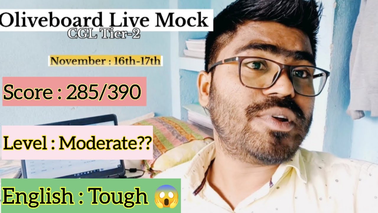 Oliveboard Live Mock CGL Tier2 Nov (16th17th) Review know