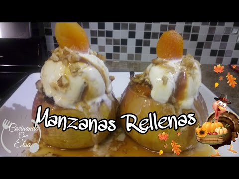 Video: Cómo Hacer Manzanas Al Horno Con Relleno De Arándanos