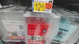 SD Cards At Walmart - Feb. 2021