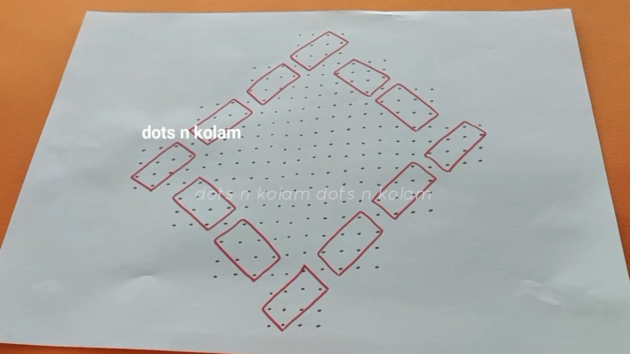 22 dots kolam (sikku, neli, pinnal, kambi kolangal) big melikala muggulu for rangoli competition 