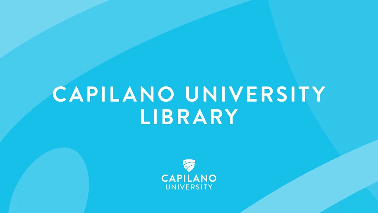 CapU Student Services - Library - YouTube