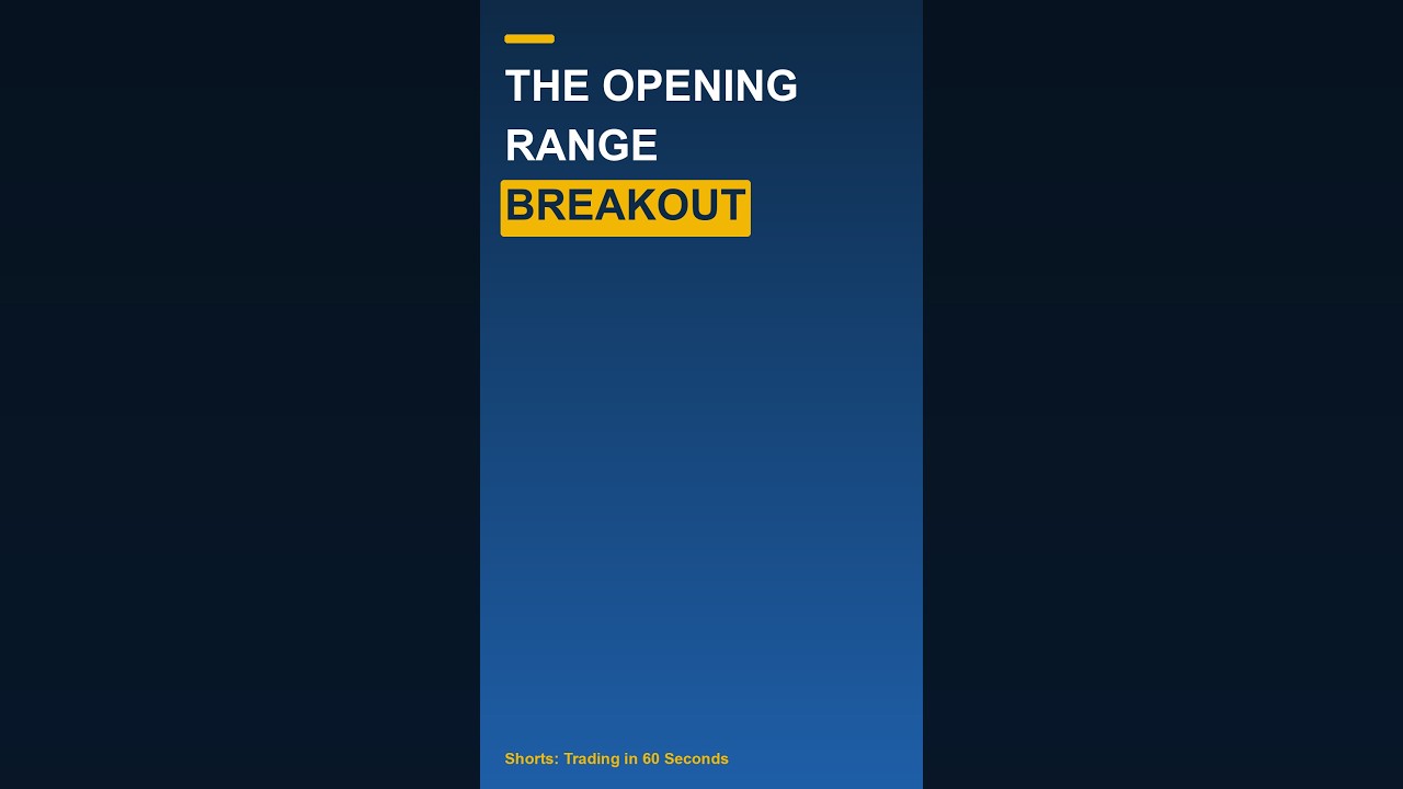 Thumbnail for The Opening Range Breakout #shorts
