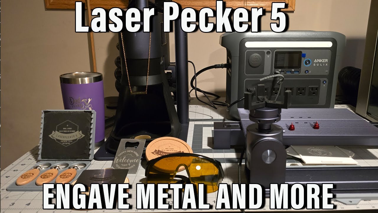 LP5: Посмотрите в действии! Металл, дерево и многое другое! 🎨 Laser Pecker 5