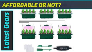 YAUNGEL Seed Starter Tray with Grow Light: The Ultimate Indoor Gardening Solution!