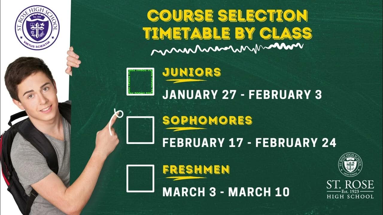 20232024 Course Selection Process YouTube
