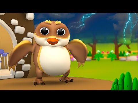 The Fearful Owl Telugu Story - భయపడే గుడ్లగూబ నీతి కధ 3D Animated Kids Fairy Moral Stories