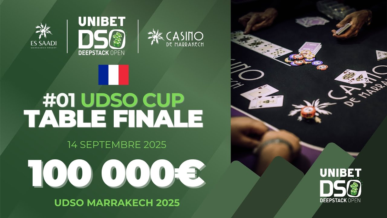 📺 LIVE ! Final Day UDSO Cup - €100,000