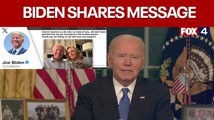 Former President Joe Biden on his cancer diagnosis