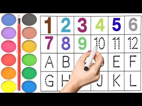 Learn 1234 number counting and Abcd alphabets,abcd phonics,shapes ...